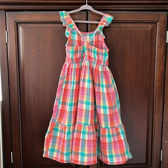 EUC Colorful Cat and Jack girls Easter dress - size 10-12 Large - Picture 4 of 12